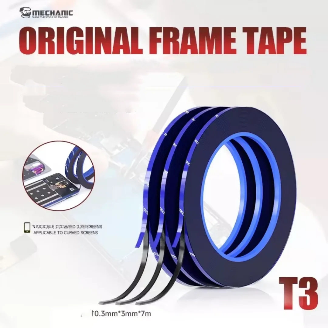 MECHANIC T3 3mm Double Sided Adhesive Tape For CellPhone Tablet LCD Screen Back Cover High Temperature Resistance Sealing Tape