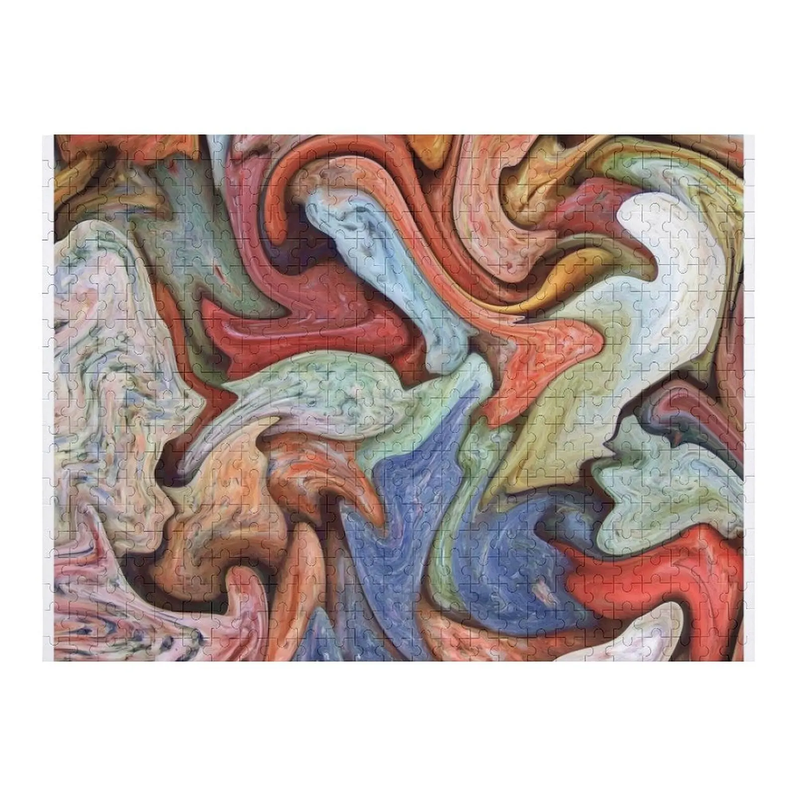 

Stones Abstract Painting Jigsaw Puzzle Personalized Toy Animal Wood Adults Puzzle
