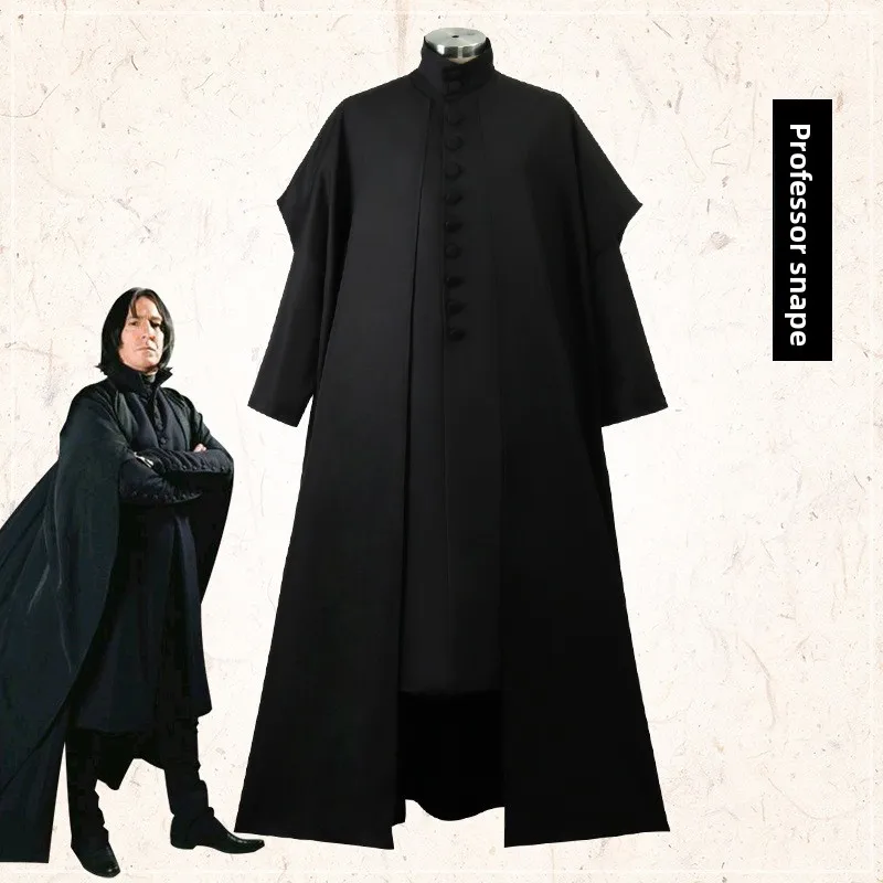 

loween Cosplay Snape Profor Costume Set Robe Jaet Women's Traditional Clothing Stage Performance
