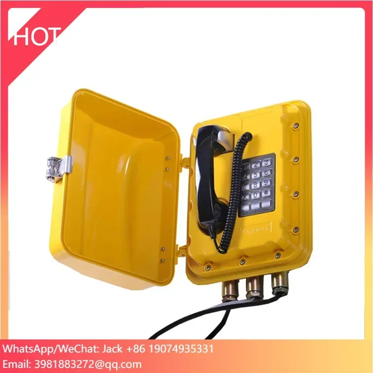 

Rugged Industrial Telephone Heavy Duty Blast Proof Phones Atex Explosion Proof Telephone