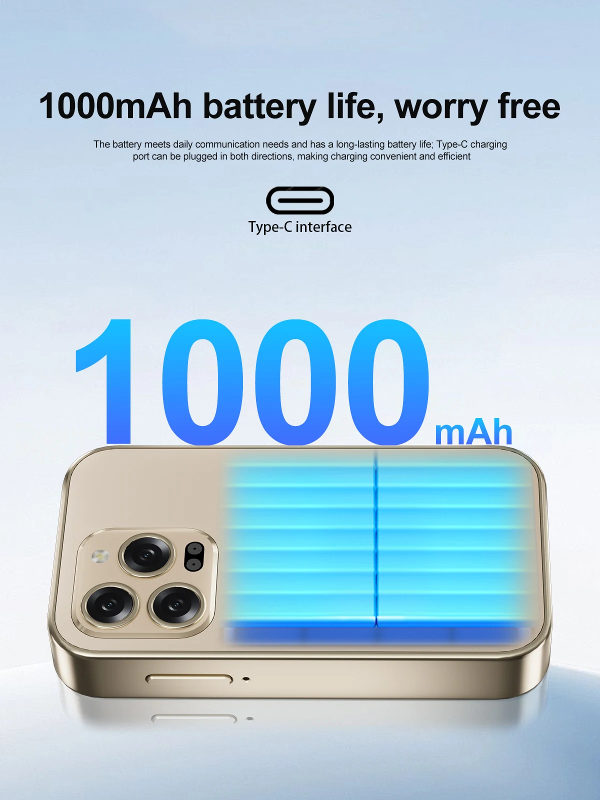 SERVO Mini 2.4" Touch Screen 2G Unlocked Cellphone Bluetooth Call Dual SIM FM Radio Torch Voice Recorder Portable Mobile Phone