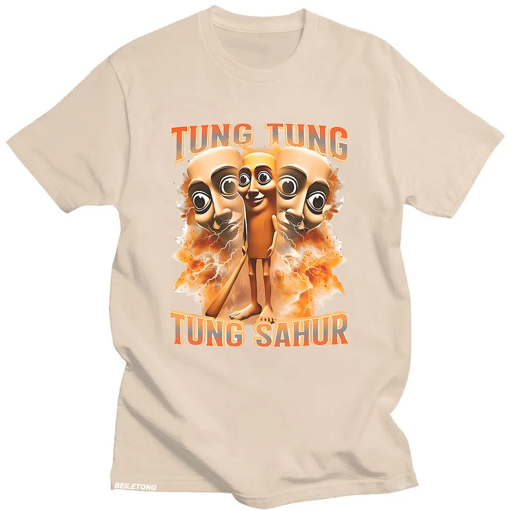 

Tung Tung Tung Sahur Funny Baseball Bat Meme T-shirts Fashion Humor Style Women Men Short Sleeve Tops Unisex Summer O-Neck Tees