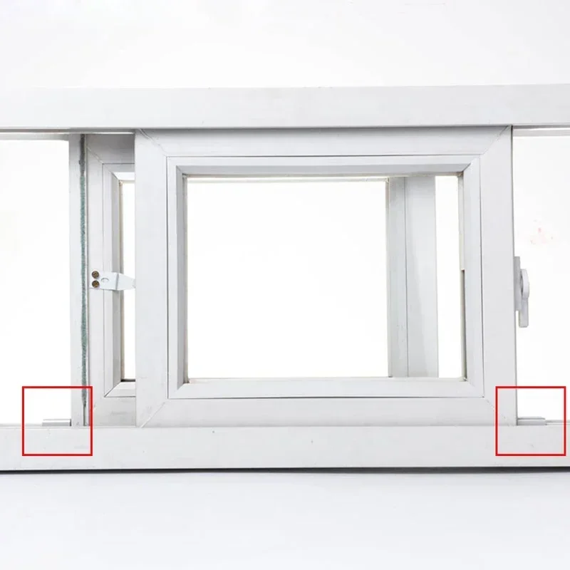 Move Window Child Safety Lock Sliding Windows Lock Security Sliding Sash Stopper Aluminum Alloy Door Lock Frame Security Lock
