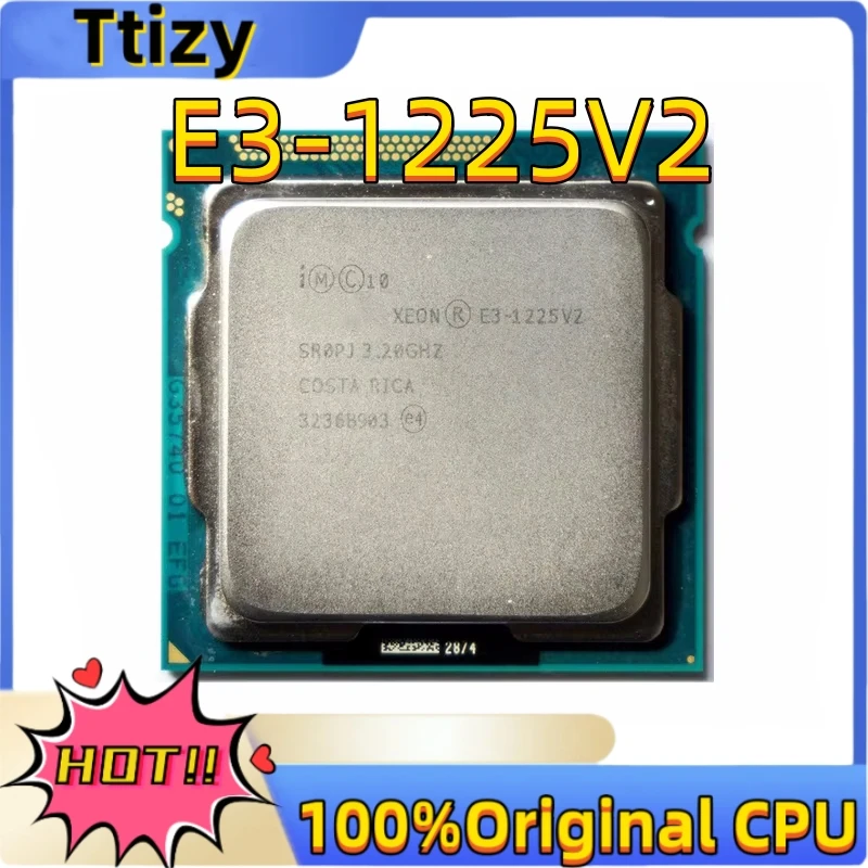 Xeon E3 1225 V2 Quad Core CPU Processor 3.2GHz LGA 1155