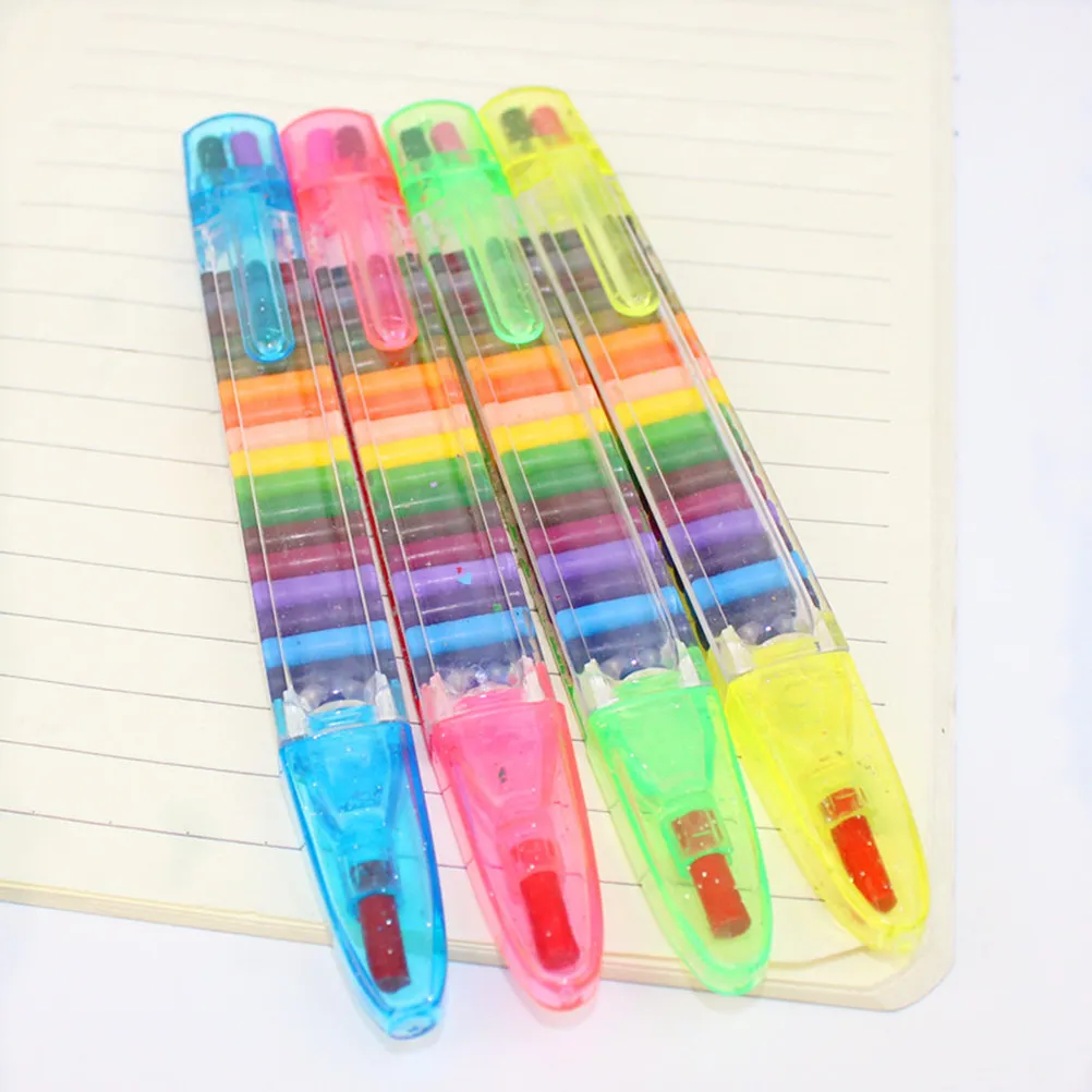4 pcs Crayons Wax 12 pcs Pens Halloween Christmas New Year Wax Crayon Color Crayon Crayon Set Crayons Set Crayon Sets