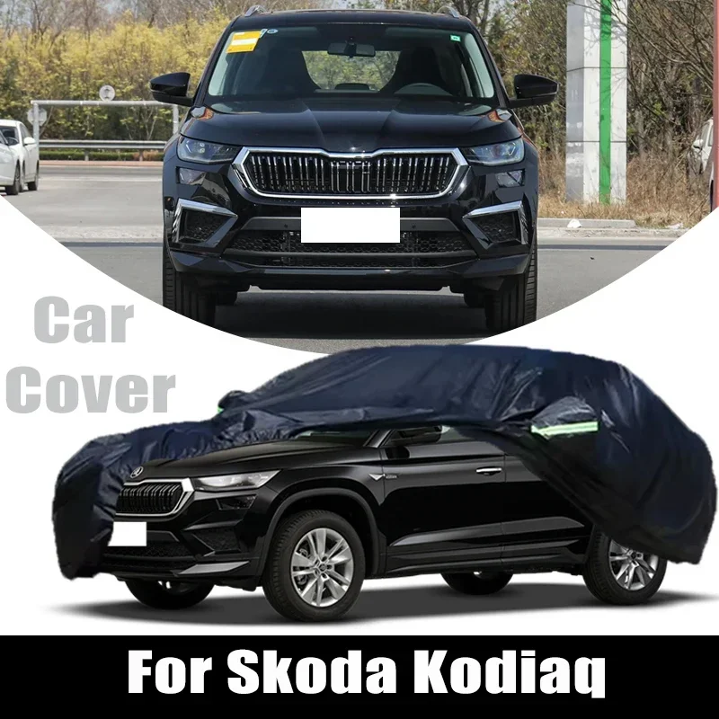 

For Skoda Kodiaq Outdoor Protection Full Car Covers Snow Cover Sunshade Waterproof Dustproof Exterior Protection