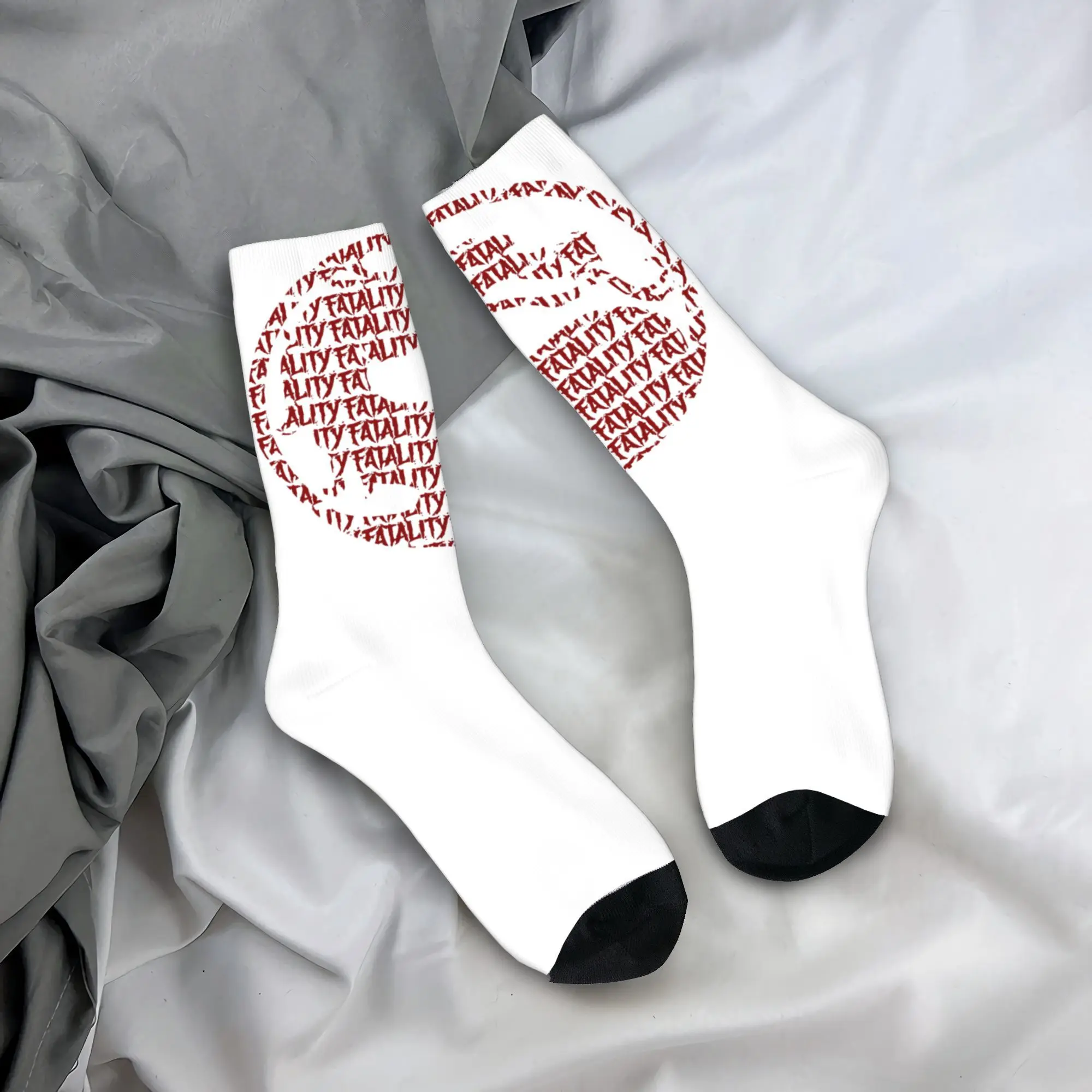 

Mortals Kombats Socks Gamer Novelty Stockings Men Warm Soft Running Sports Socks Winter Custom Anti Skid Socks