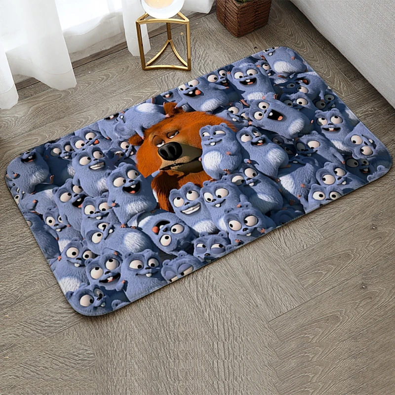 Living Room Rugs Fluffy Carpet Grizzy and the Lemmings Foot Carpets Entrance Doormat Kawaii Rug Floor Mats Non-slip Mat Home