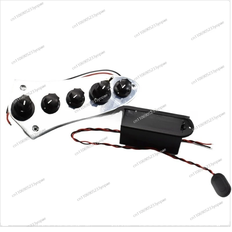 

Electric Bass Iron Line, Electric Bass Tone Adjustment Line Control Board Compatible with 4/5 Strings