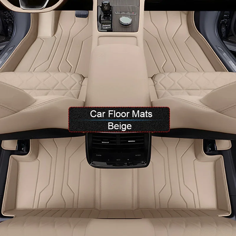 

Custom Nappa Leather Anti-Slip Car Foot Protect Mat Auto Luxury Waterproof Floor Pad Accessory For GEELY MONJARO 2023-Present