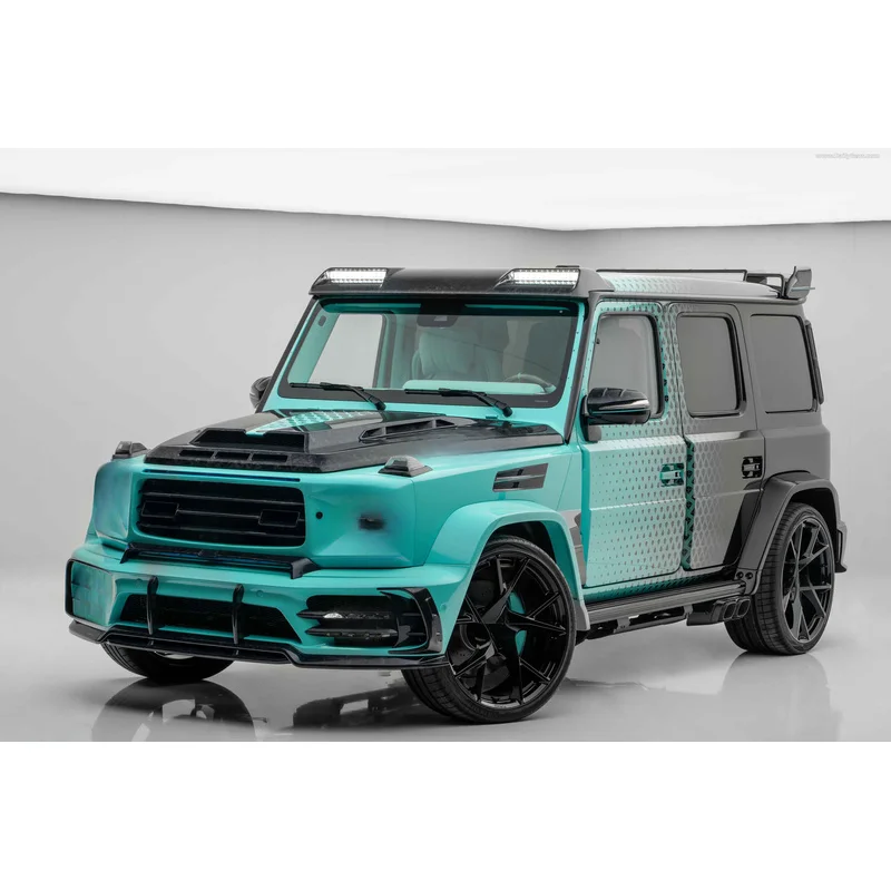 Durable Polished Forged Dry Carbon MSY Style Full Wide Body Kit Front Lip Side Fenders Rear Diffuser Vehicle Appearance Upgrade