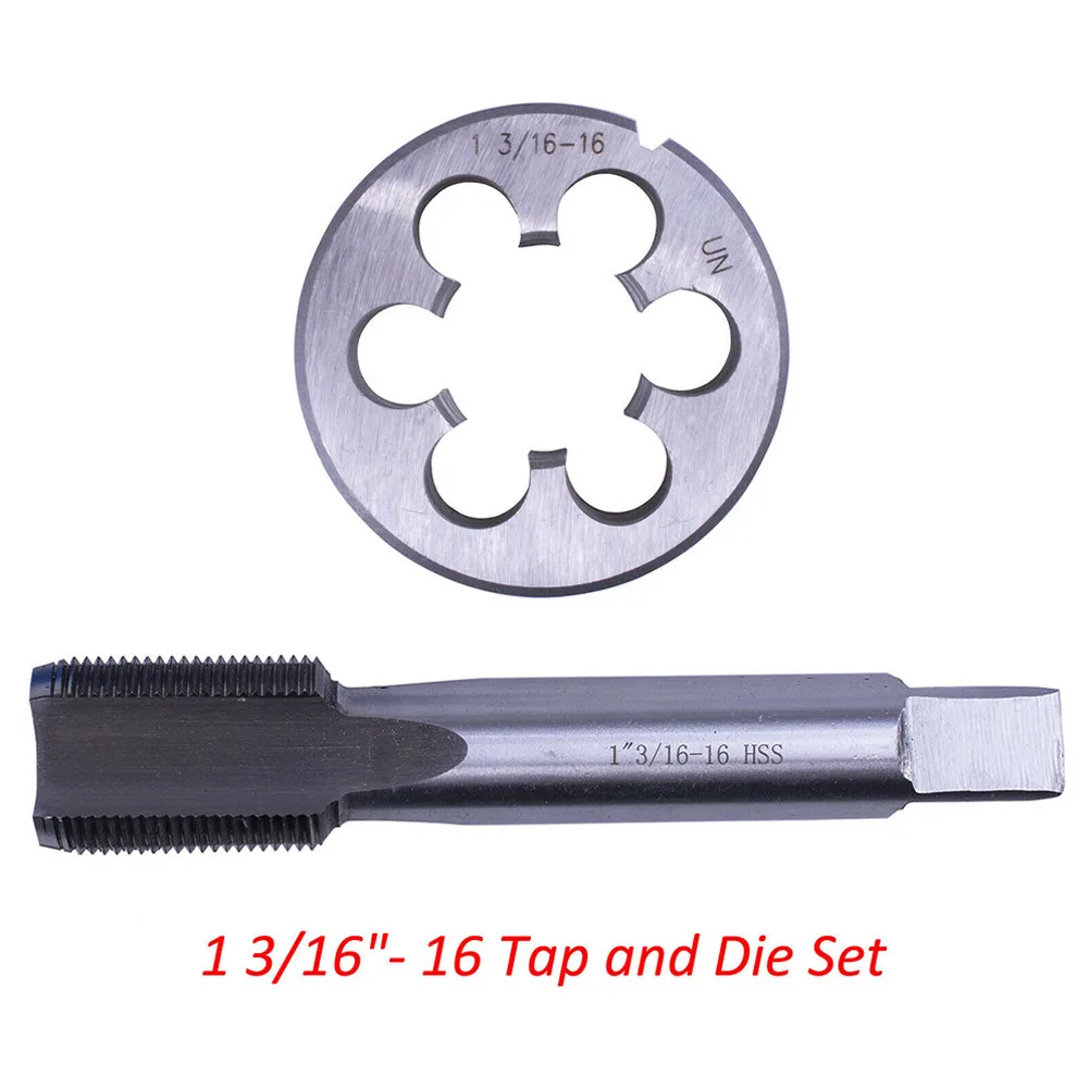 Brand New Indoor Outdoor Thread Tap Die Right Tapping 1 3/16 - 16 HSS Replacement Right Hand TPI UN Tap And Die