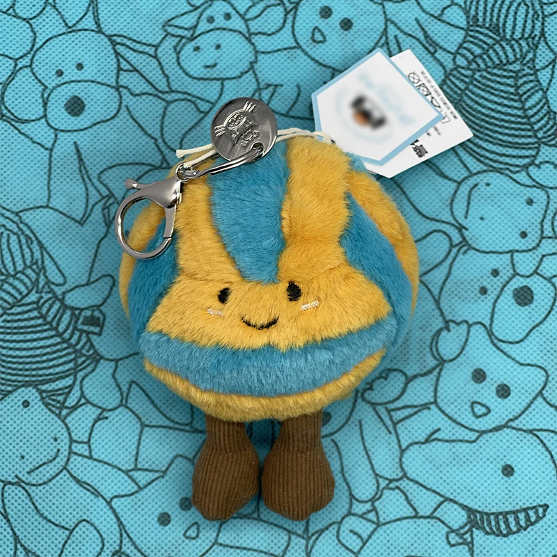 Golf Ball Plush Keychain, Capybara Keychain, Volleyball Plush Toy, Hippo, Turtle Plush JC Bag Charms image 3