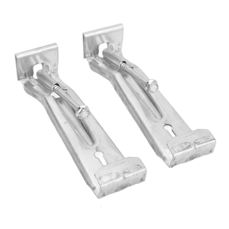20pcs Rain Gutter Hangers Heavy Duty Hidden Gutter Bracket Fastener With Pre Inserted Screws For Repairing Fallen Gutters