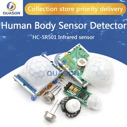 AM312 HC-SR501 HC-SR505 MH-SR602 Adjust IR Pyroelectric Infrared Mini PIR Human Sensor Detector Module Bracket forArduino