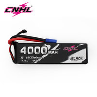 CNHL 3S 4S 6S Lipo Battery 11.1V 14.8V 22.2V 4000mAh 65C With EC5 Plug For Airplane Helicopter Vehicles Car Boat Truggy Buggy