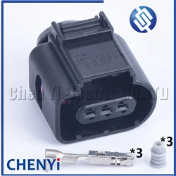 3 Pin female waterproof auto connector pressure sensor Wire harness Plug 8K0973703 8K0 973 703