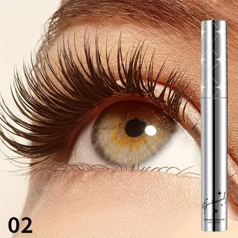 Mascara per ciglia Mascara allungante spesso impermeabile Curling Lungo nero/marrone Estensione ciglia Mascara volumizzante impermeabile