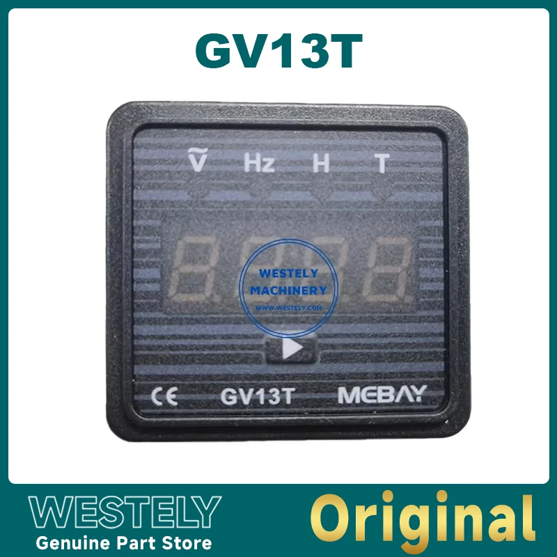 

MEBAY GV13T Diesel Generator Digital Display Instrument Voltmeter Frequency Hour Test Panel Meter AC380V Original GV13T-380