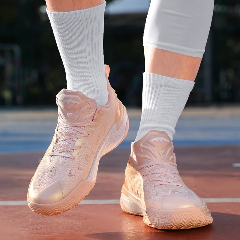 

2026 New Men'S Fashionable Sports Shoes Anti Slip And Shock-Absorbing Casual Shoes Outdoor Wear-Resistant Basketball Shoes