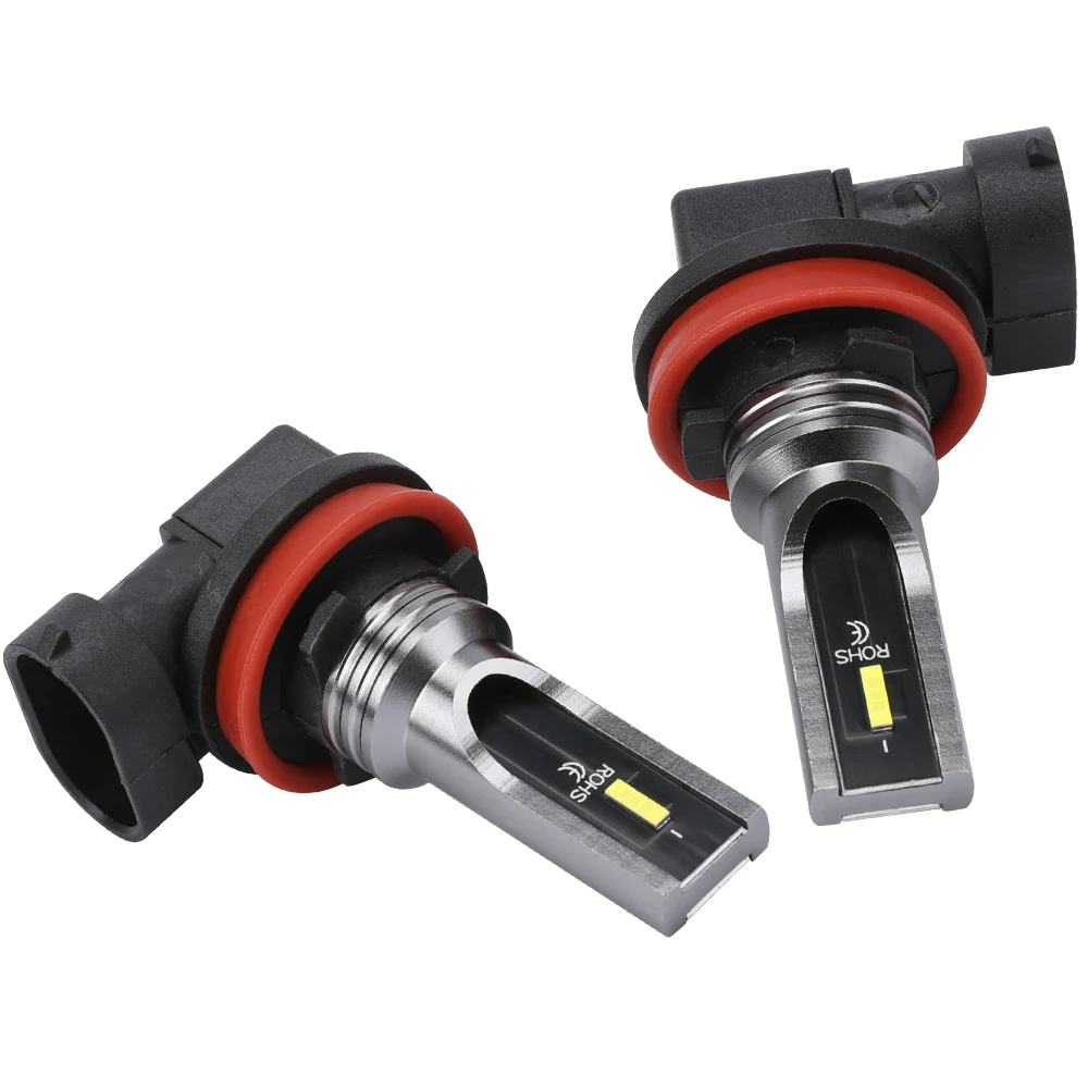 2PCS H11 H8 9006 HB4 LED DRL Fog Light Car Headlight Bulb Beam Kit 12V 80W High Power Car Fog Light 3000K 6000K Auto Headlight
