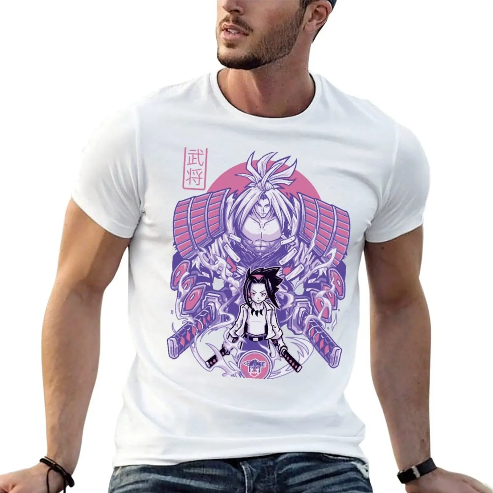 

anime t King shirts T-Shirt shirts slim t man man Shaman t men shirts fit for for for man