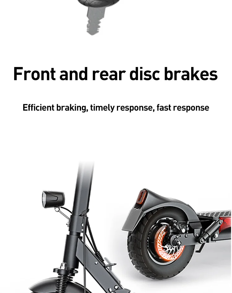 JOYOR Y6-S Elektroroller für Erwachsene, E-Scooter, 48V 18Ah Akku, bis zu 70 km Reichweite, 40 km/h Höchstgeschwindigkeit, 10 Zoll Räder, E-Scooter – Detail 11