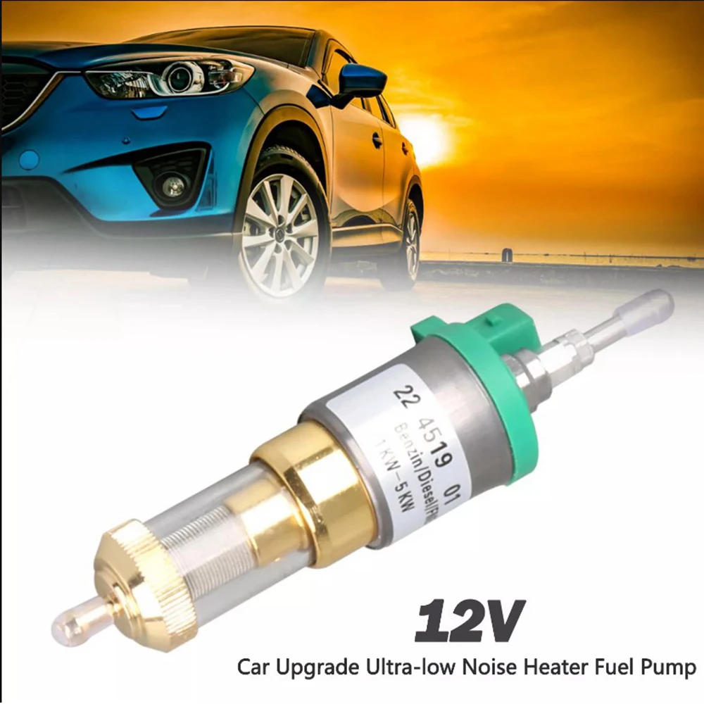 12V 22ml/28ml Fuel Heater Pump 1KW-5KW Car Pump Metal Car Heater Fuel Pump Air Diesel Heater Pump Car Accessories