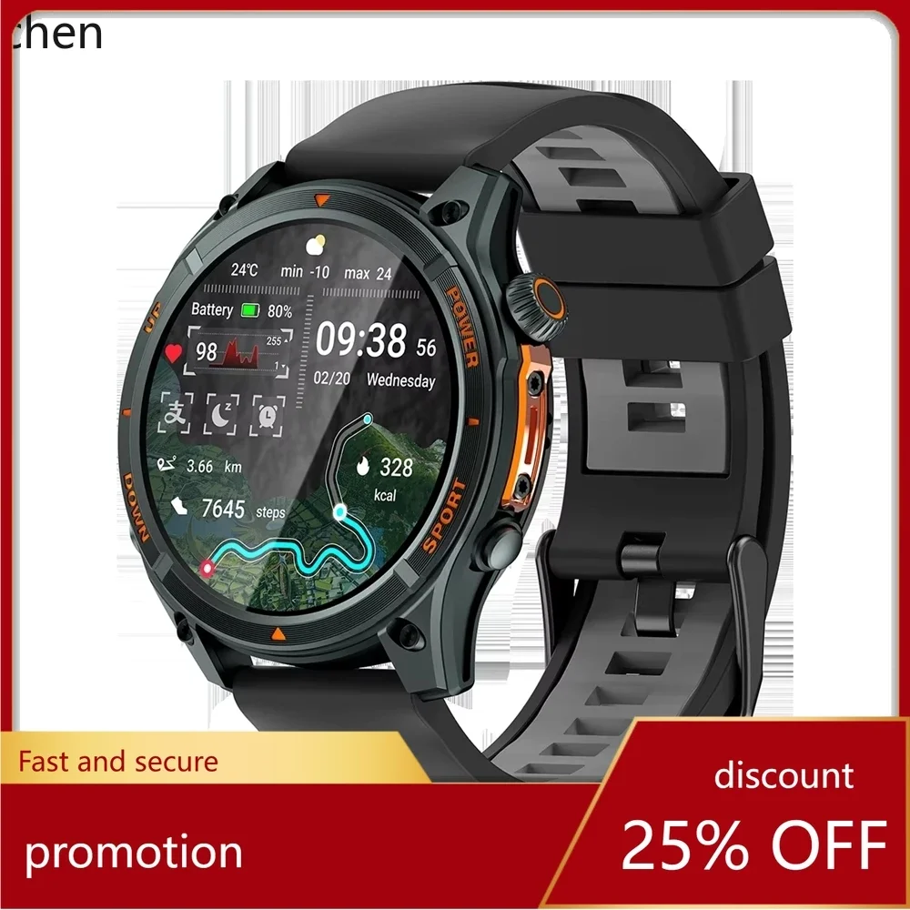 W5.9 1.43inch Smartwatch GPS Offline Map Health Monitoring Large Battery Outdoor Sports Watch