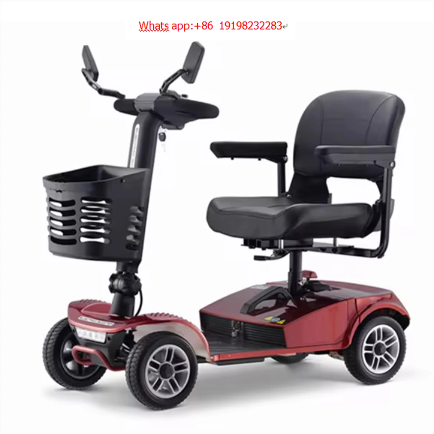 

Путешествующий 4-колесный самокат для пожилых людей, складной с регулируемым сиденьем, 4-колесный электрический самокат, Германия