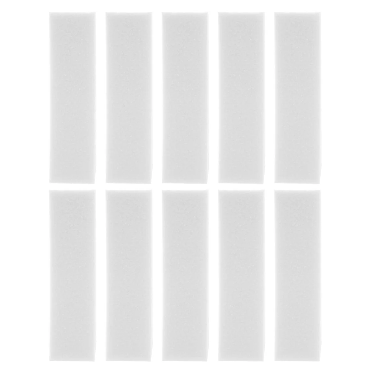 10 x สีขาว Sanding Blocks สําหรับเล็บออกแบบเล็บขัดพื้นผิวขัดเล็บแฟ้มบล็อกเล็บเล็บเครื่องมือทําเล็บมือ