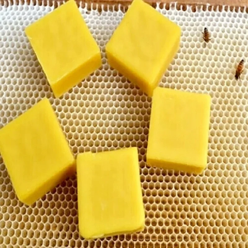 3Pcs 100% Organic Natural Pure Beeswax Honey Cosmetic Grade Bees Wax 35g Wood Hand String Mahogany Furniture Polished