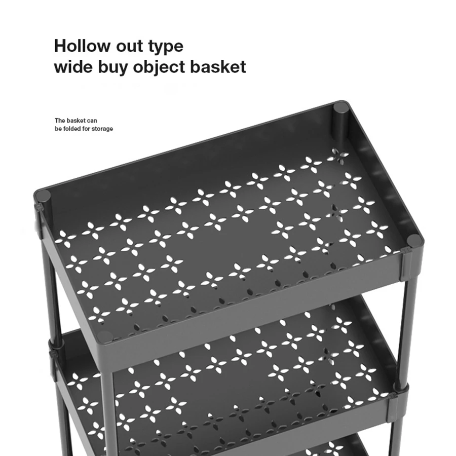 رف تخزين أرضي متعدد الطوابق للمطبخ ، رف تخزين من 4 طبقات بعجلات ، بجانب سرير غرفة المعيشة وغرفة النوم ، غرفة المعيشة وعربة المطبخ ، 1 * #3