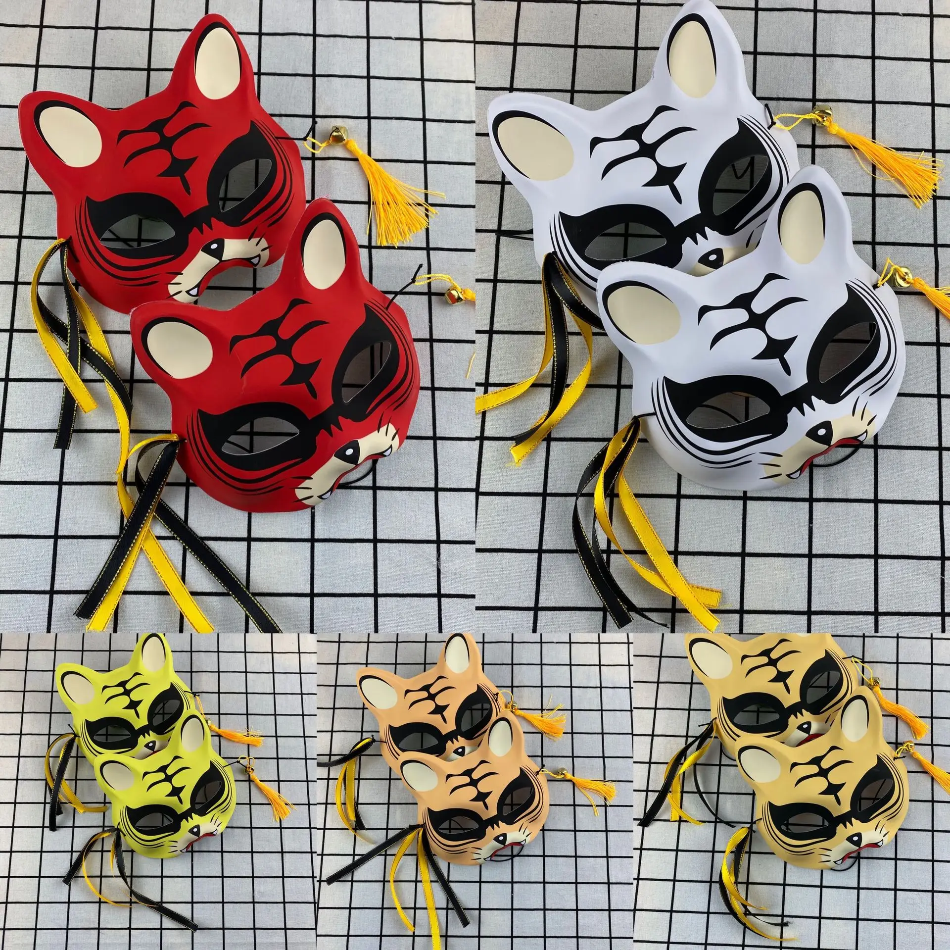 Half Cat Face Mask Female Fox Mask Full Face Antique Mask Cosplay Mask Decorative Mas Masquerade Ball Mask