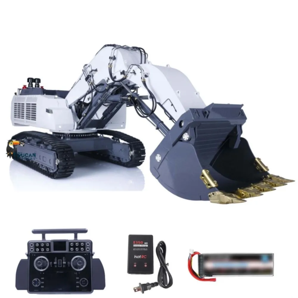 LESU 1/14 Metal Heavy Duty RC Escavadeira Hidráulica AOUE 9150 TOUCAN HOBBY RTR Modelo de escavadeira de terra de controle de rádio