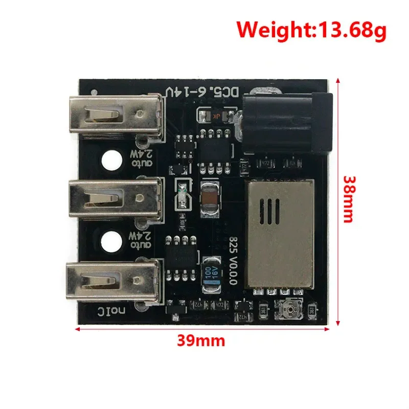 DC-DC 9V/12V To 5V 8A Step Down Power Charger Bank Board 3 USB Mini Charging Module Step-Down Buck Converter For Arduino