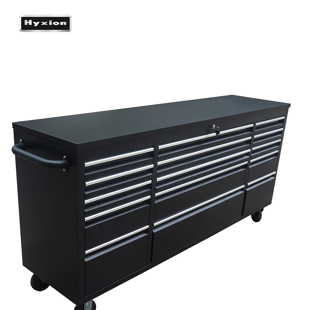 Hyxion 4 Wheels Drawer Set Boxes Storage Heavy Toolbox With Garage Tools