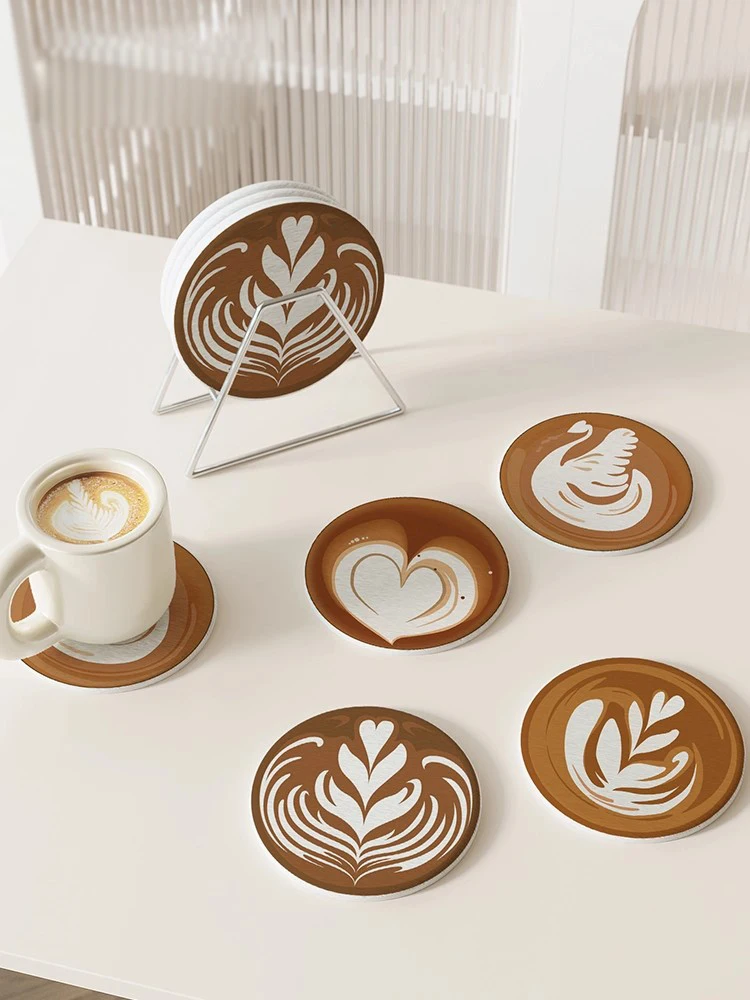 Creative Silicon Dendroid Water Absorbent Cup Mat Kitchen Coffee Heat Resistant Anti-Scalding Table Pad Dining Table Mat