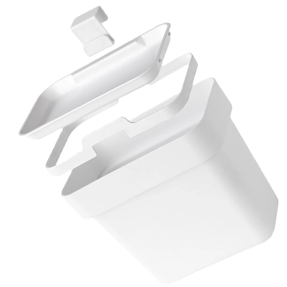 

Small Kitchen Trash Can Storage Hanging Basket Cabinet Slim White Pp Garbage for
