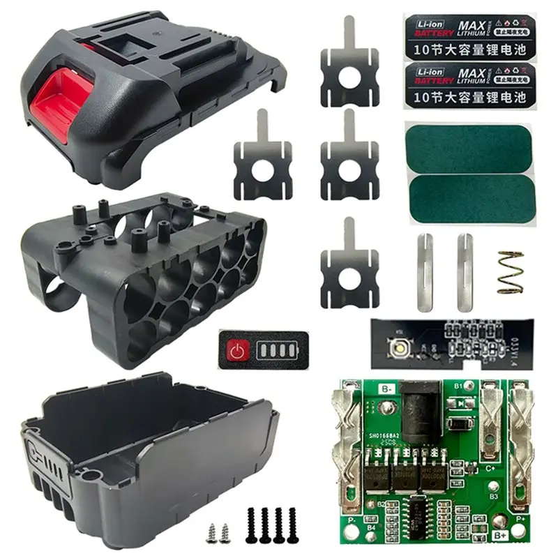 

B17B PCB BMS Protection Circuit Board 18650 Li- Battery Storage Box Case For For Lomvum Zhipu Hongsong Jingmi