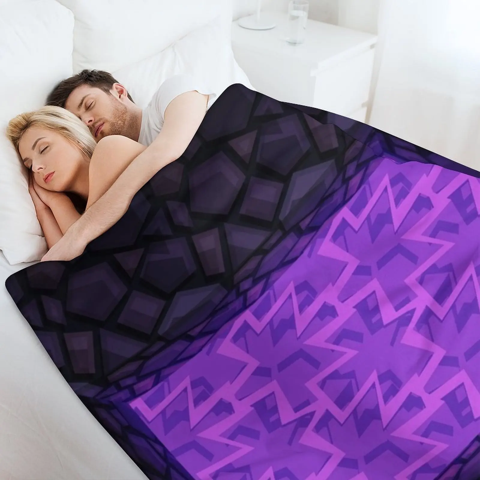 Portal Obsidian Nether - بطانية رمي PureBDcraft أريكة عملاقة حرارية للسفر والتخييم