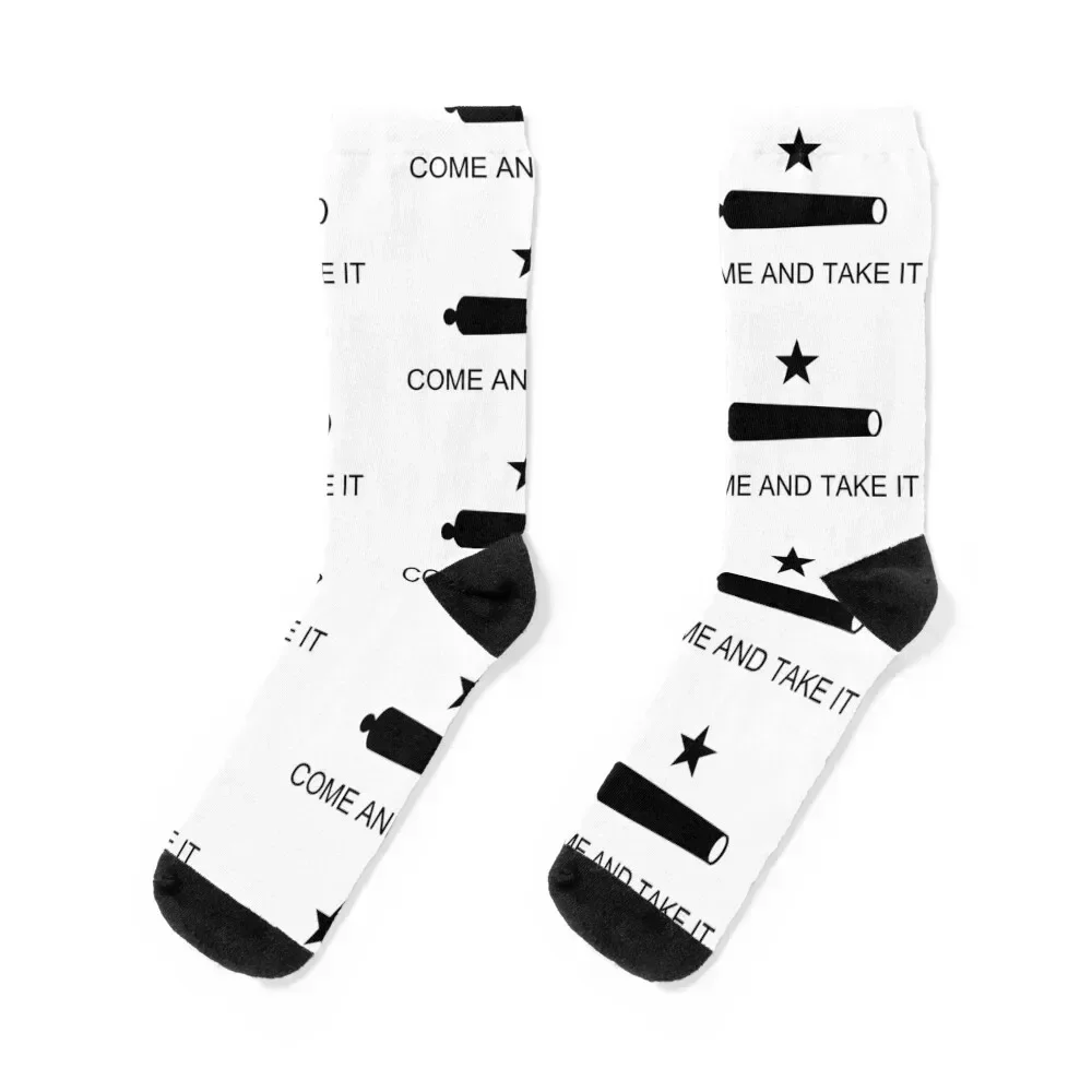 Come and take it Flag (Texas) Socks with print Novelties custom sports Boy Child Socks Women's