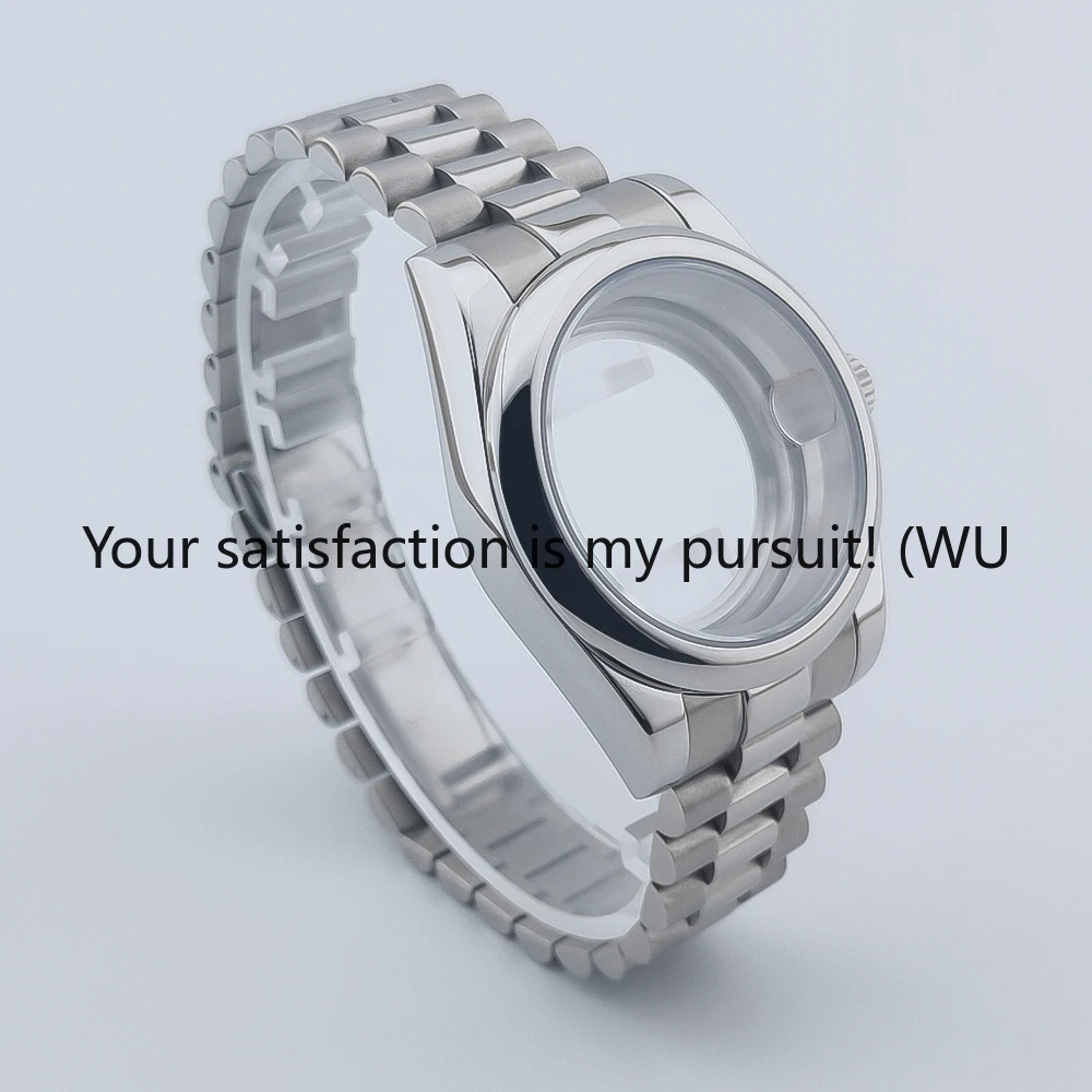 

Корпус для часов 36 мм/40 мм подходит для NH34 NH35/36 ETA2824, механизм с сапфировым стеклом, круглый край, 100 м, водонепроницаемый ремешок для президентского браслета