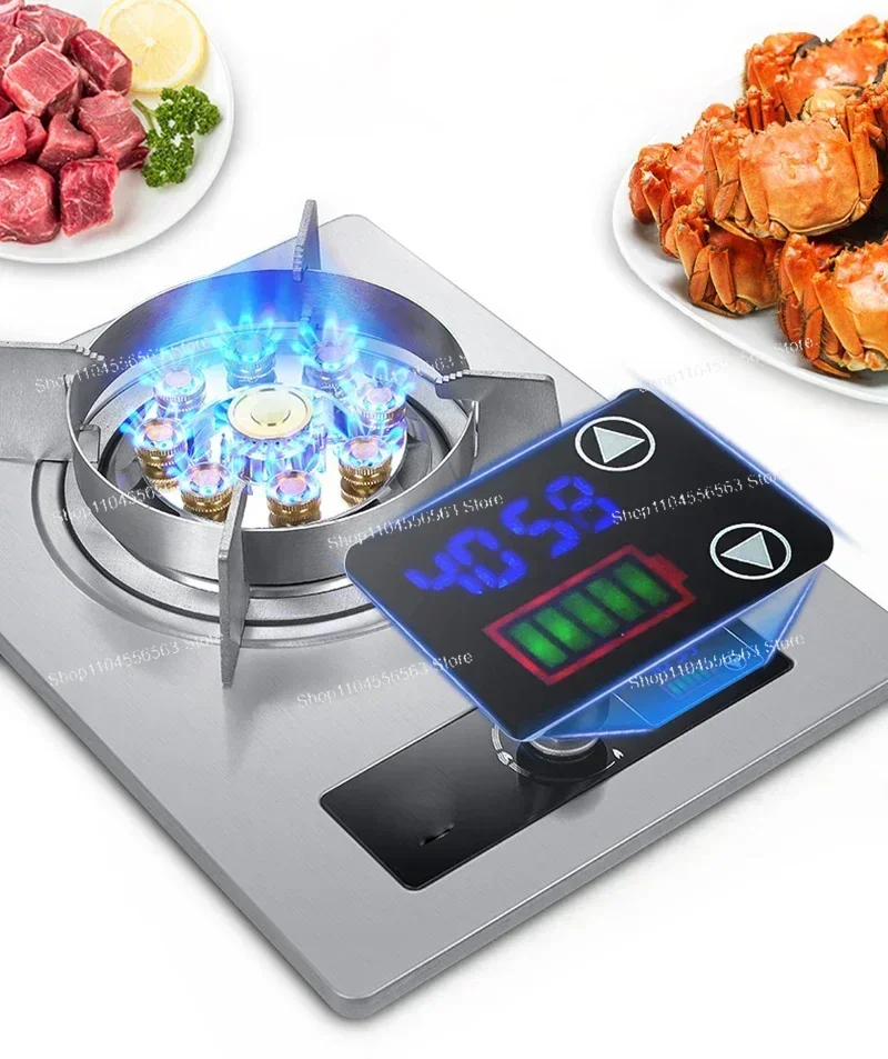 Home Electric 5.2kw/7kw Gas Cooktop Household Liquefaction Single Stove Single Coal Desktop Embedded Single