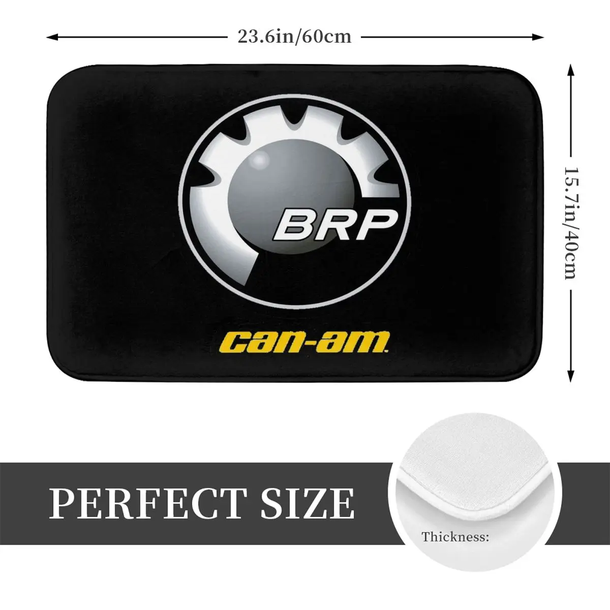 Can-Am BRP Motorcycle Doormat Kitchen Entrance Home Floor Mat Non-slip Carpet Rug for Bathroom Footpad Mats