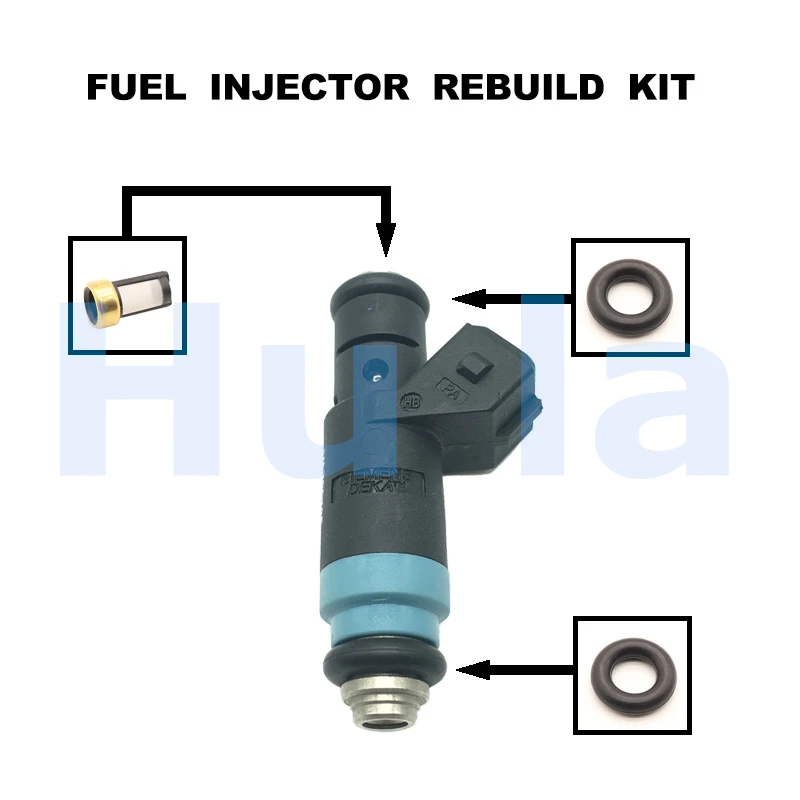 Fuel injector O-Ring Kit Seals Filters for Lada Fuel Supply System Injection Nozzle VAZ20735