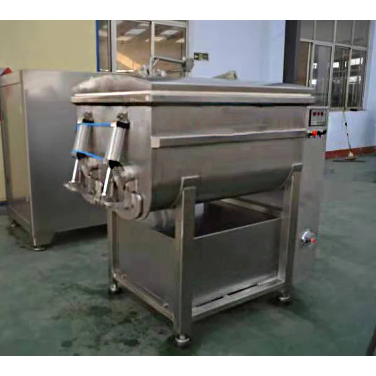 Best Seller Industrial Used Vacuum Meat Blender Vacuum Meat Cutting Mixer Machine For Sausage Making