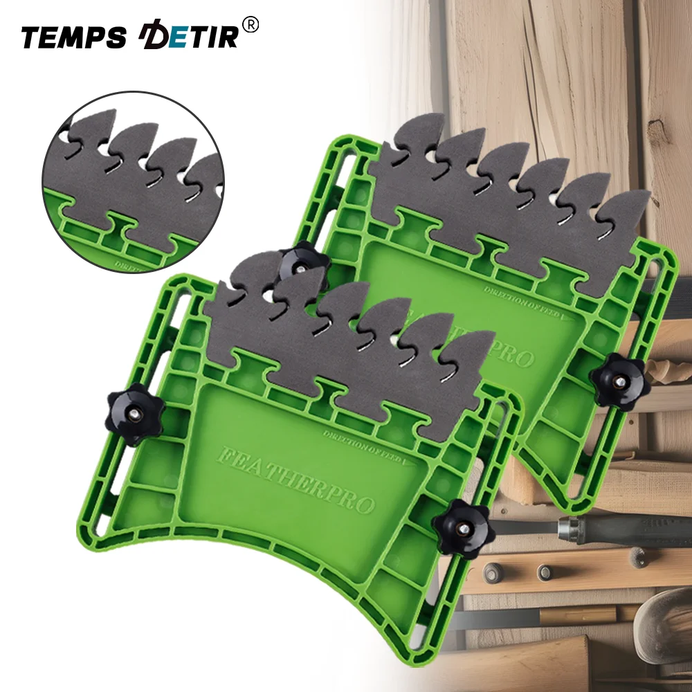 

Anti-vibration Feather Board EVA Replaceable Reduce backlash Multitool compatibility - for Table saws/Milling Machines/Band Saws