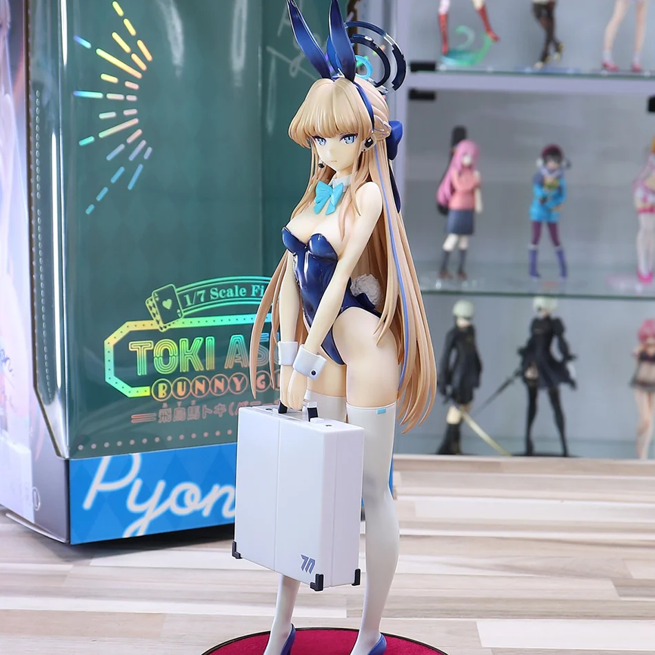 متوفر في المخزون الأصلي الأزرق الأرشيف أنيمي الشكل Asuma Toki أرقام الأرنب فتاة تمثال نماذج تمثال دمية جمع لعبة الديكور #4