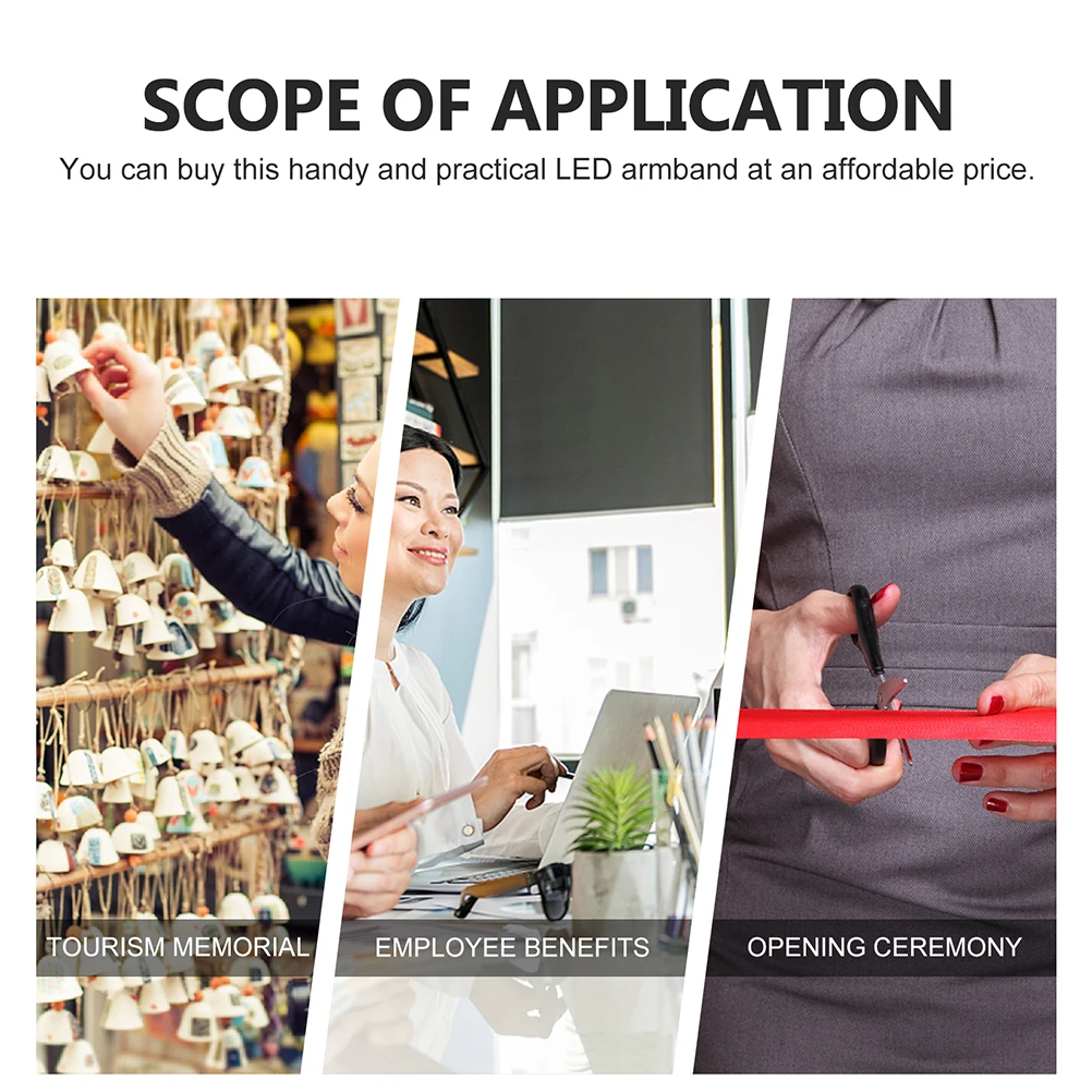 

4Pcs Reflective LED Night Running Armband Glowing Adjustable Sports Bracelet Rechargeable Running Safety Equipment